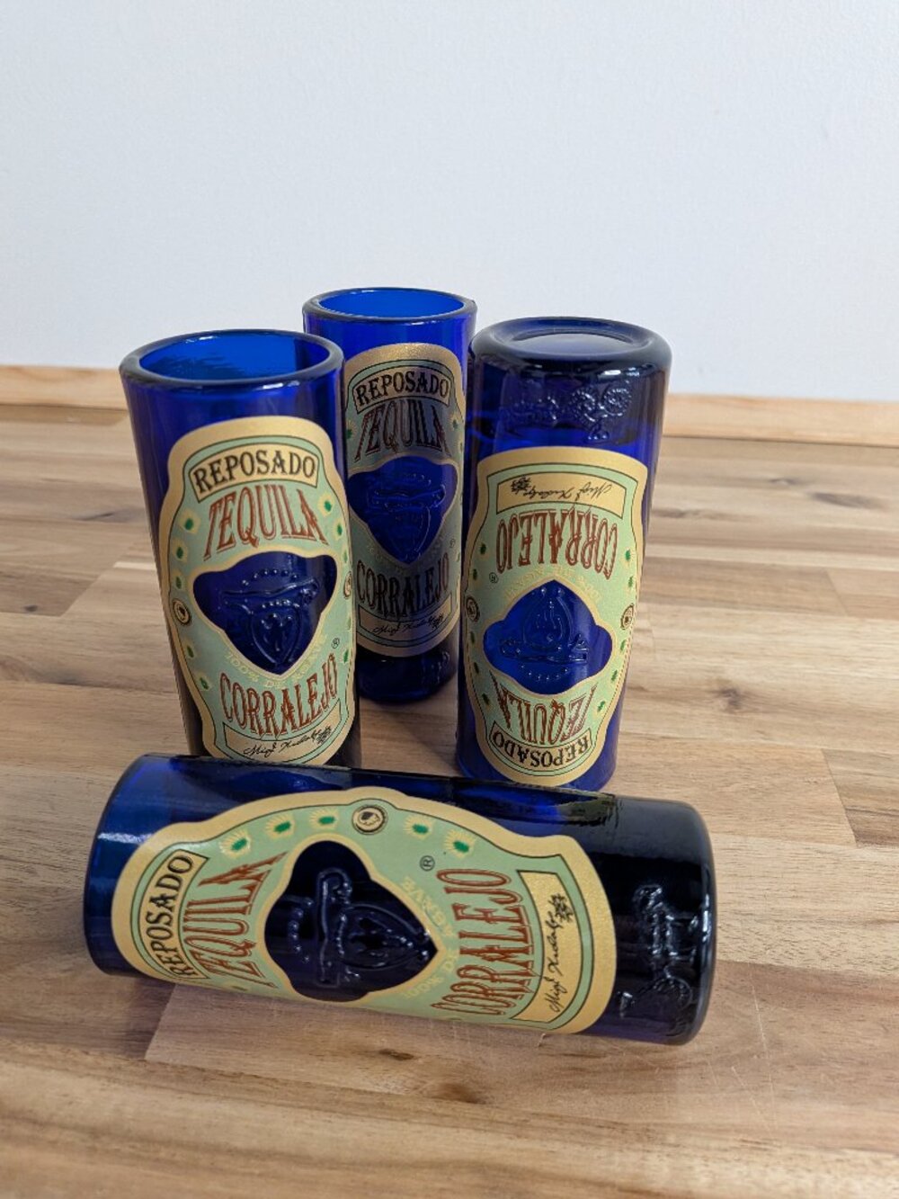 Tall shot glass set of 4.